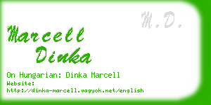 marcell dinka business card